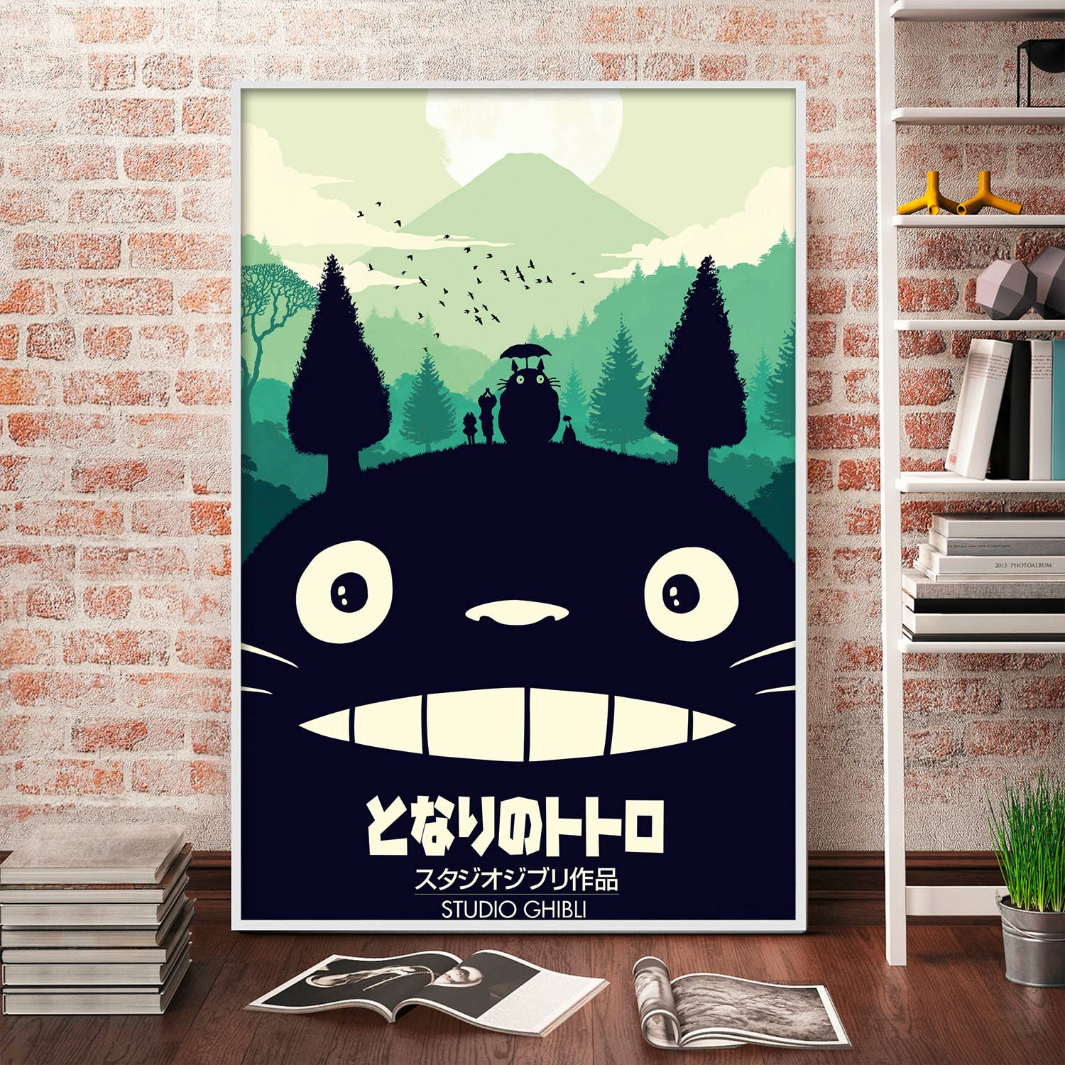 Close Up GmbH - Vendita all'ingrosso Poster - Poster giapponese Il mio vicino Totoro 91,5 x 61 cm1