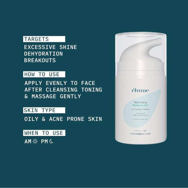 AlchePharma Naturals - Wholesale Facial Moisturizer - ELUME® MATTIFYING MOISTURE GEL 5