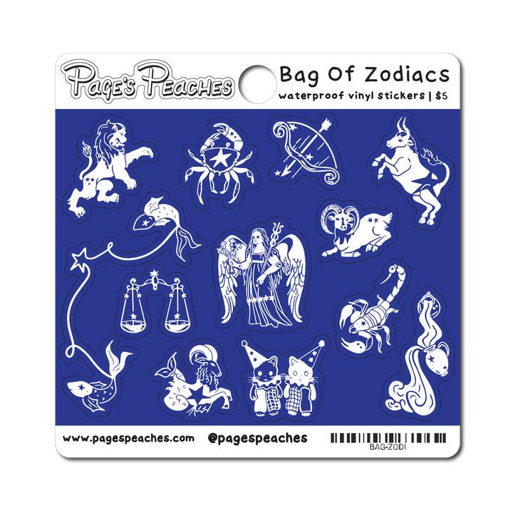 Bag of Zodiacs for wholesale by Page's Peaches