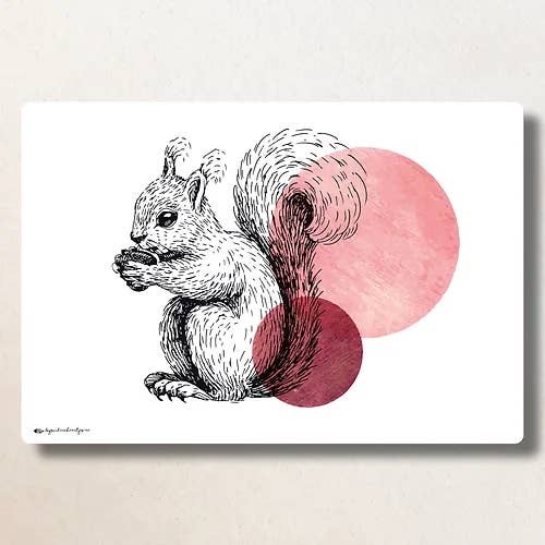 Tovaglietta XL Squirrel per la vendita all'ingrosso da parte di Bijzondere Kaartjes