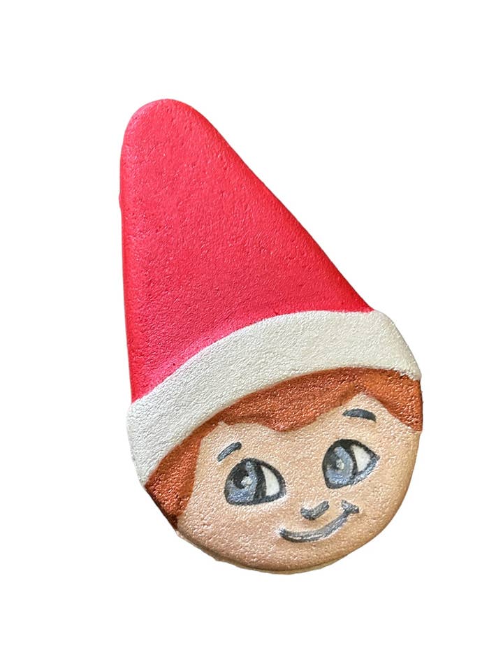 Weihnachts-Badebombe mit frechen Elfen für den Großhandel von Flaming desserts