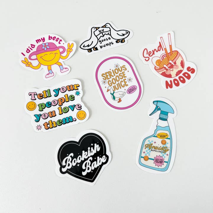 Happyish Brand - Wholesale Sticker - Serious Goose Juice Sticker - Funny, Silly Goose Juice Joke1