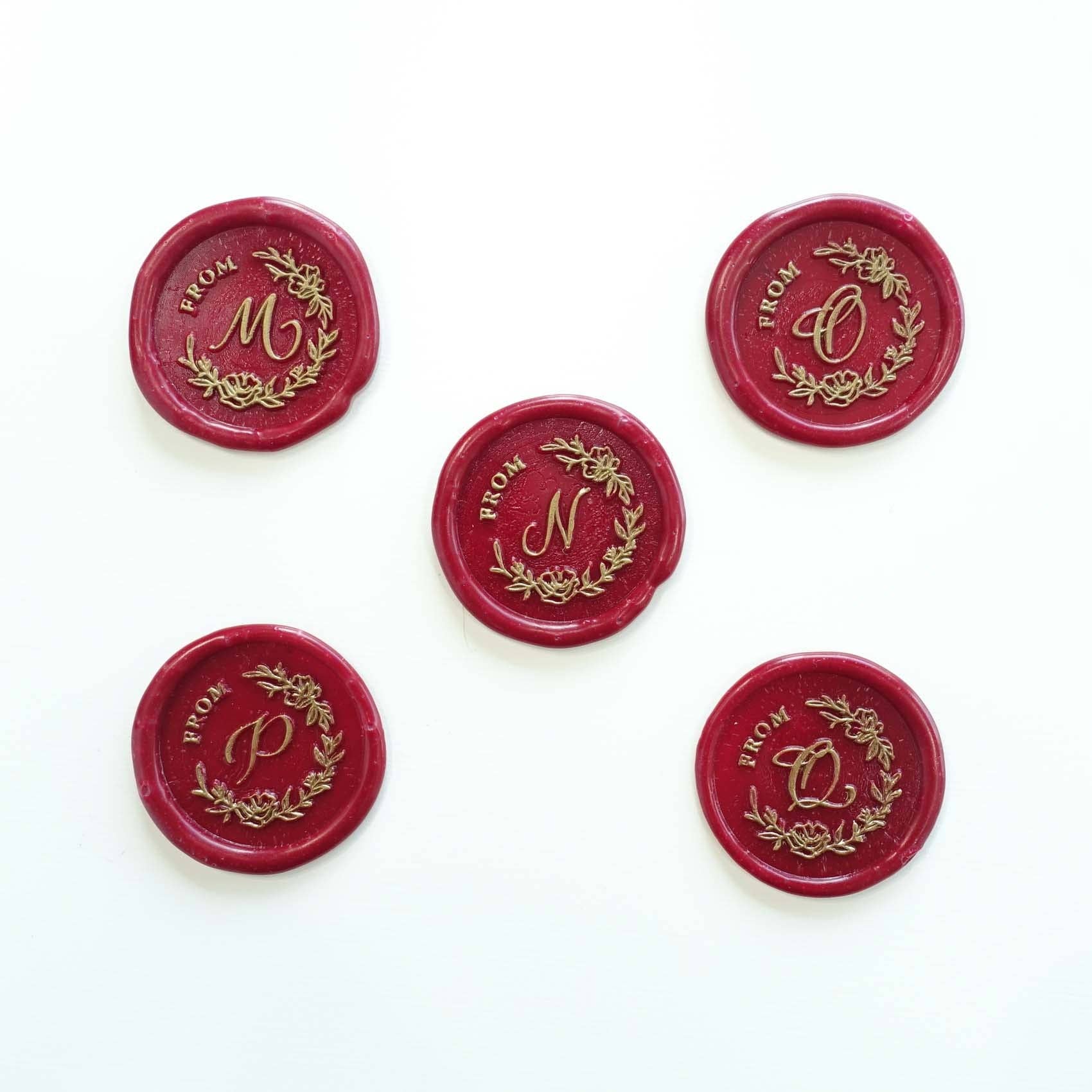 Fiona Ariva - Vendita all'ingrosso Timbro in gomma/decorativo - Lettere dell'alfabeto dalla A alla Z - Testa del timbro (senza manico)2