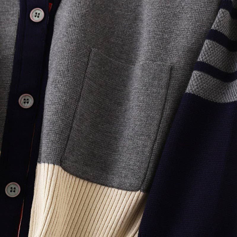 C2 Cardigan in maglia monopetto da donna con scollo a V Splice 5024 in vendita all'ingrosso su Faire4