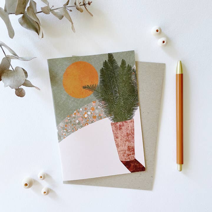 NEW PLANT LOVERS COLLECTION - Greeting Card - Sunset Fern for wholesale by Stella Patrice
