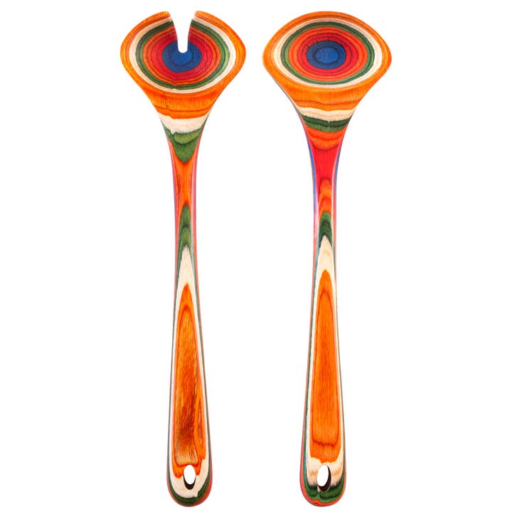 Totally Bamboo - Venta al por mayor Utensilio para servir - Baltique® Marrakech Collection - Juego de utensilios para servir ensalada