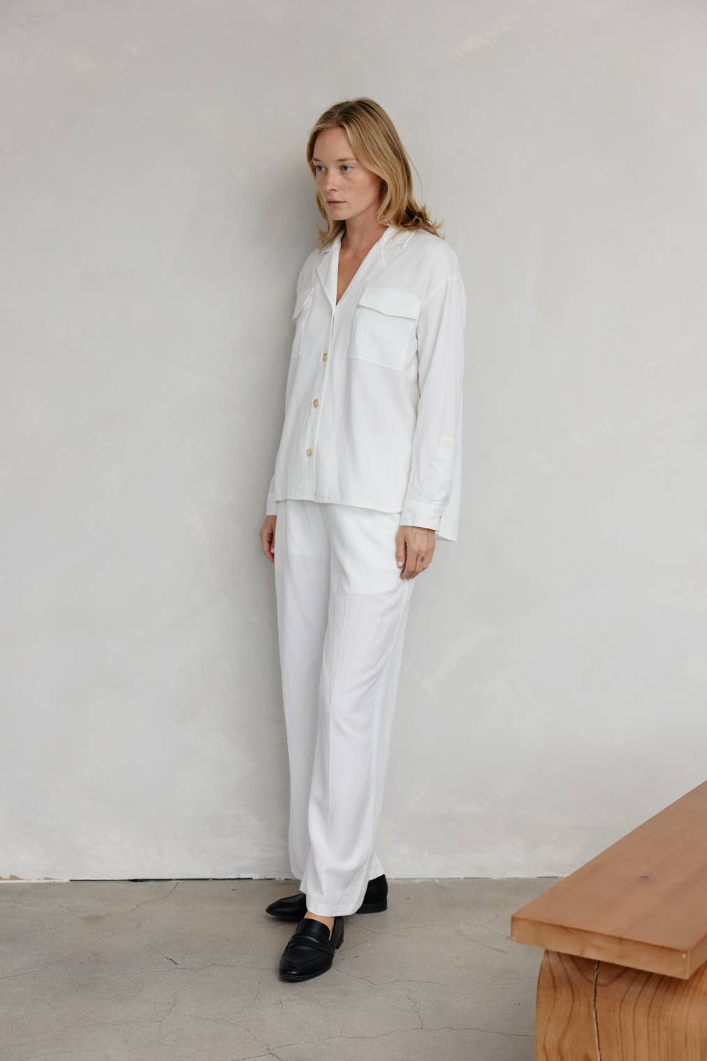 MOD REF - Wholesale Button Down Shirt - Women's - The Luciana Top | Relaxed Linen Button-Down Top4