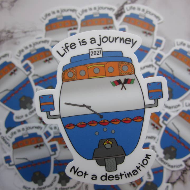 Rickshaw Sticker for wholesale by Rasm Print Creations