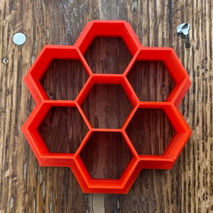 Honeycomb Shape Cookie or Clay Cutter for wholesale by CookieCutterSupply