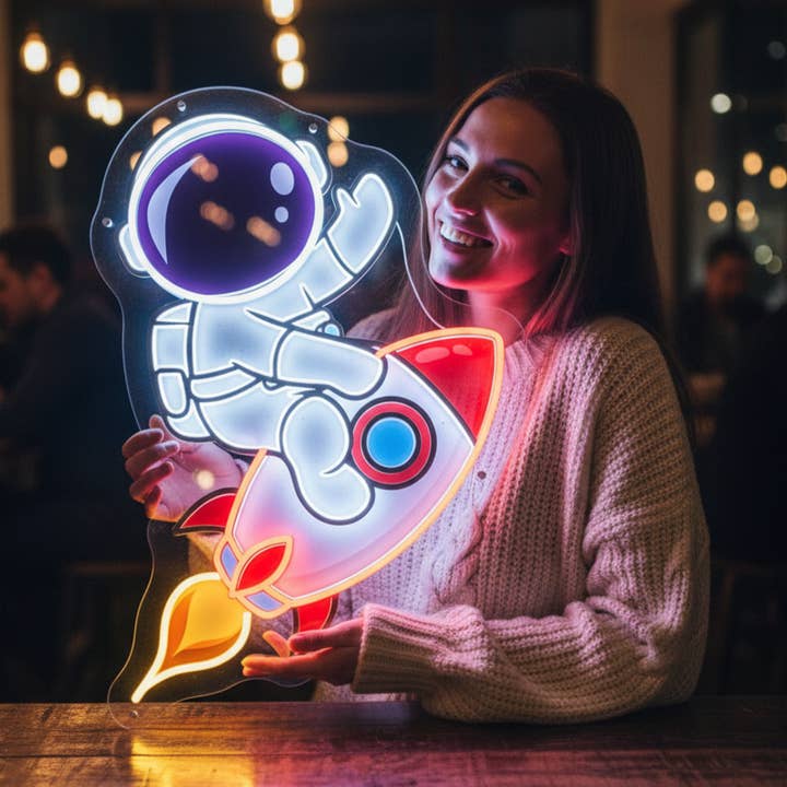 Custom UV Printed Neon Logo Sign for Brand Display for wholesale by Light Your Way