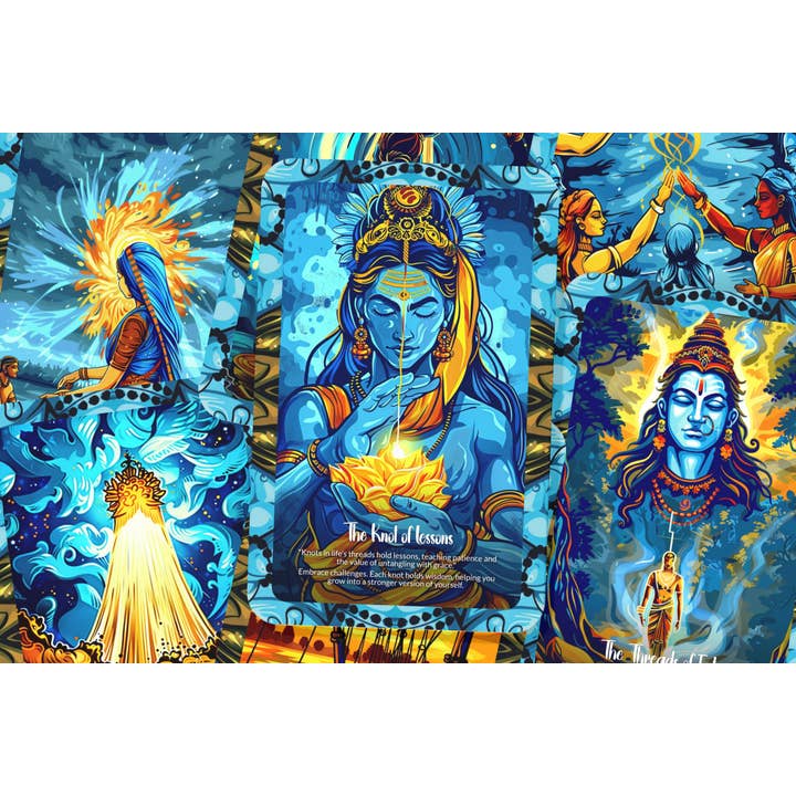 IBIZA TAROT - Vendita all'ingrosso Tarocchi - Fili Divini delle Carte Oracolo del Tessitore – Mazzo di 22 Carte di Destino e Fato per i Misteri Intrecciati della Vita