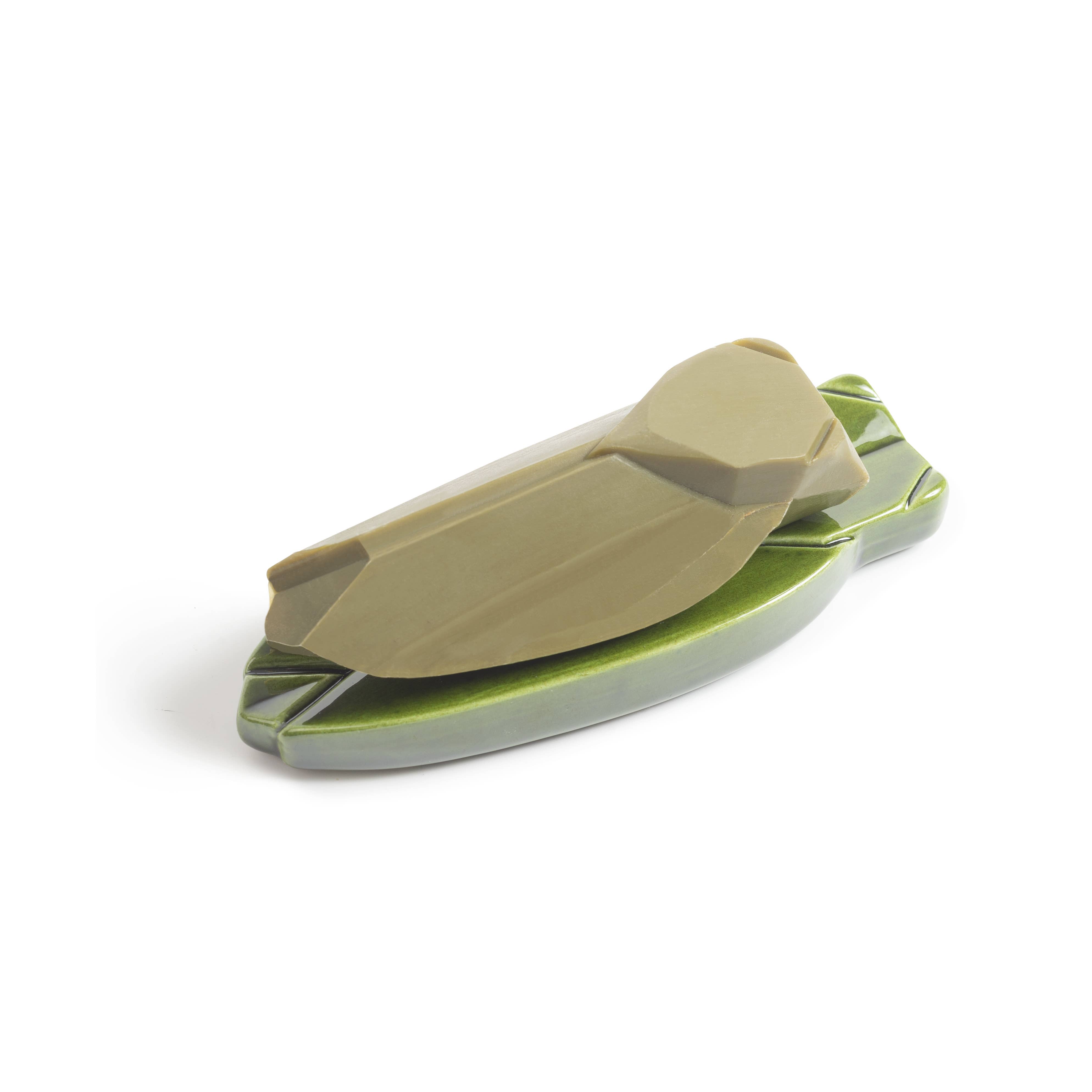 Fer à Cheval - Wholesale Bar Soap - Monochromic Set - Pure Olive Soap and Cigale Soap Dish1