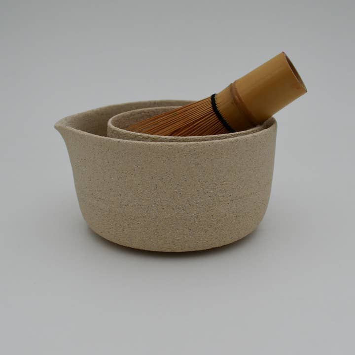 Unika Studio - Wholesale Bowl - Matcha Bowl Set I Handmade Stoneware Ceramic Tea Cup Set2
