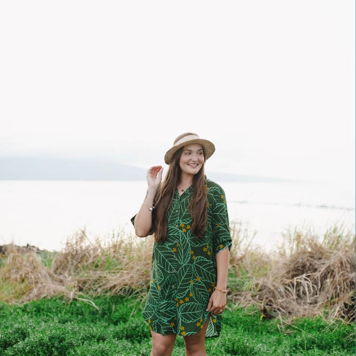 Women's Shirt Dress for Lahaina Community Land Trust for wholesale by Paradise Now Hawaiʻi