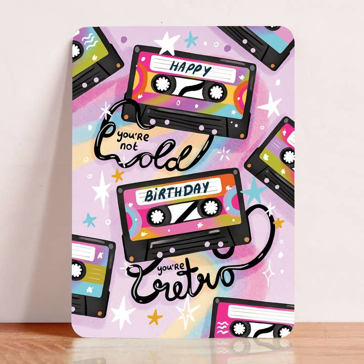 Aniet Illustration - Wholesale Birthday Card - Card congratulation birthday retro old funny postcard1