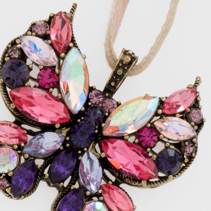 Joanna Buchanan – wholesale Ornament set – Mini butterfly ornament boxed set, amethyst, set of two3