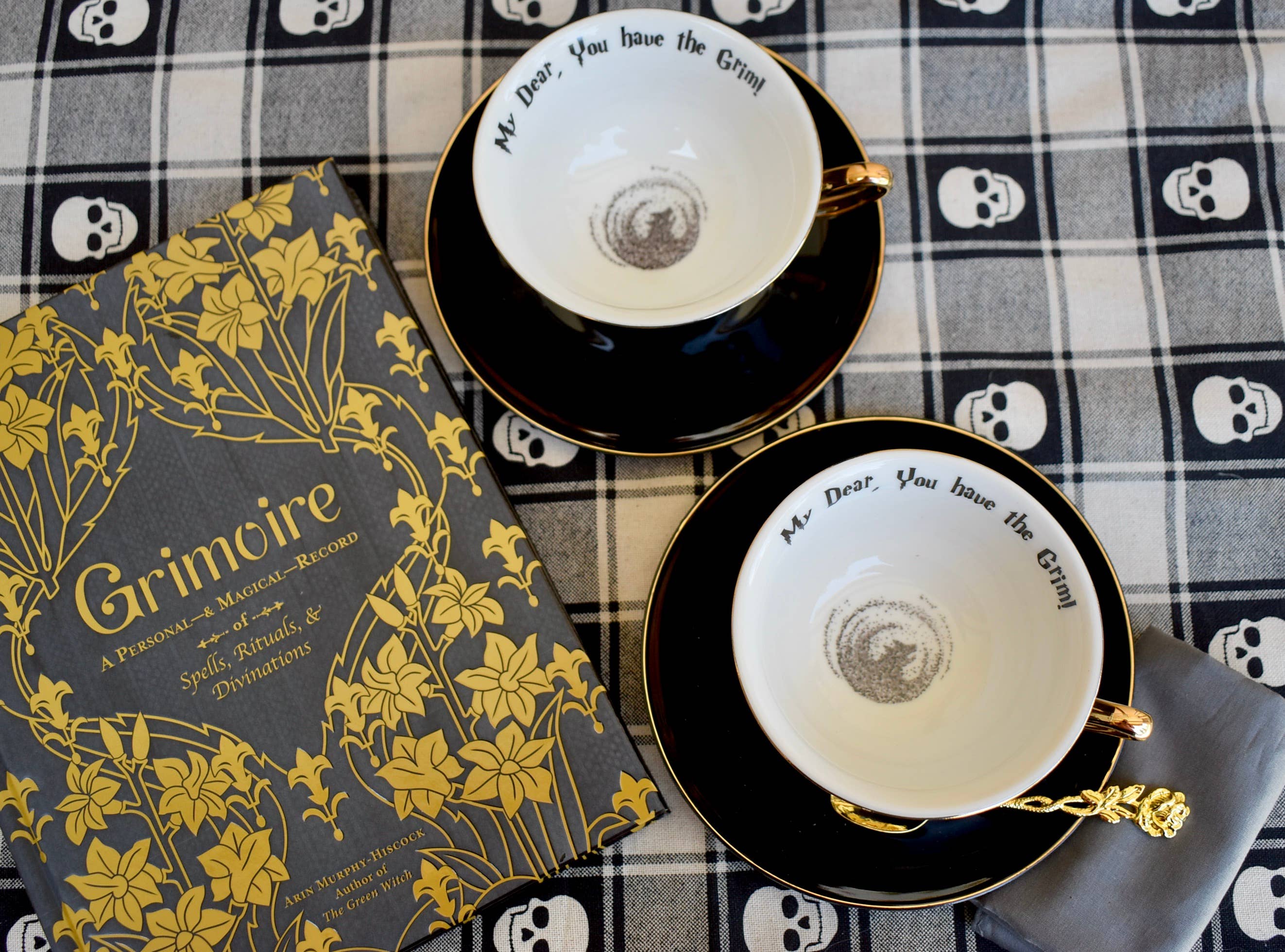 All Little Cute Things - Wholesale Coffee/Tea Cup - My Dear You Have the Grim. Wizard Tea Leaf Reading Tea Cup