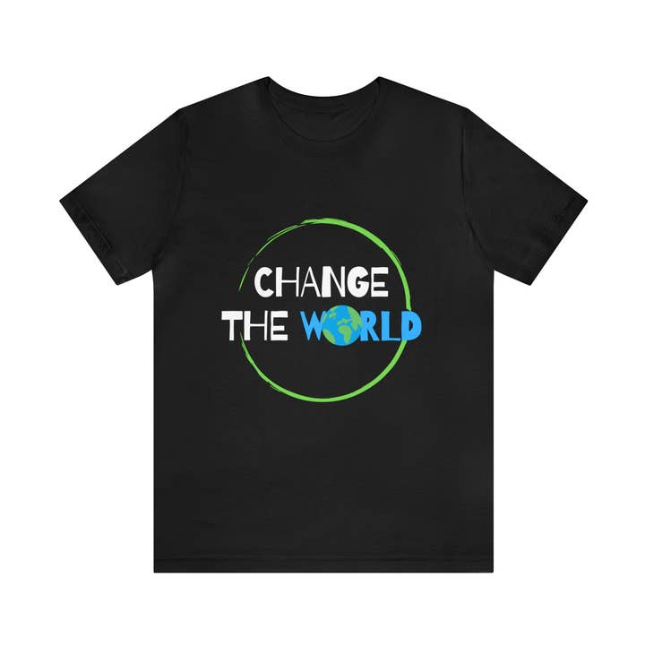 Verander de wereld | Draag je Impact uniseks T-shirt voor wholesale door The Beanie Shop