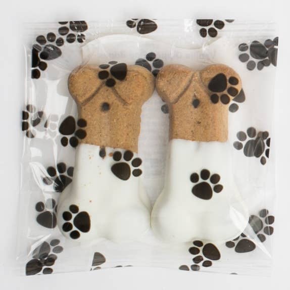 Vanilla Dipped Dog Treat - Small for wholesale by Gosanko Chocolate