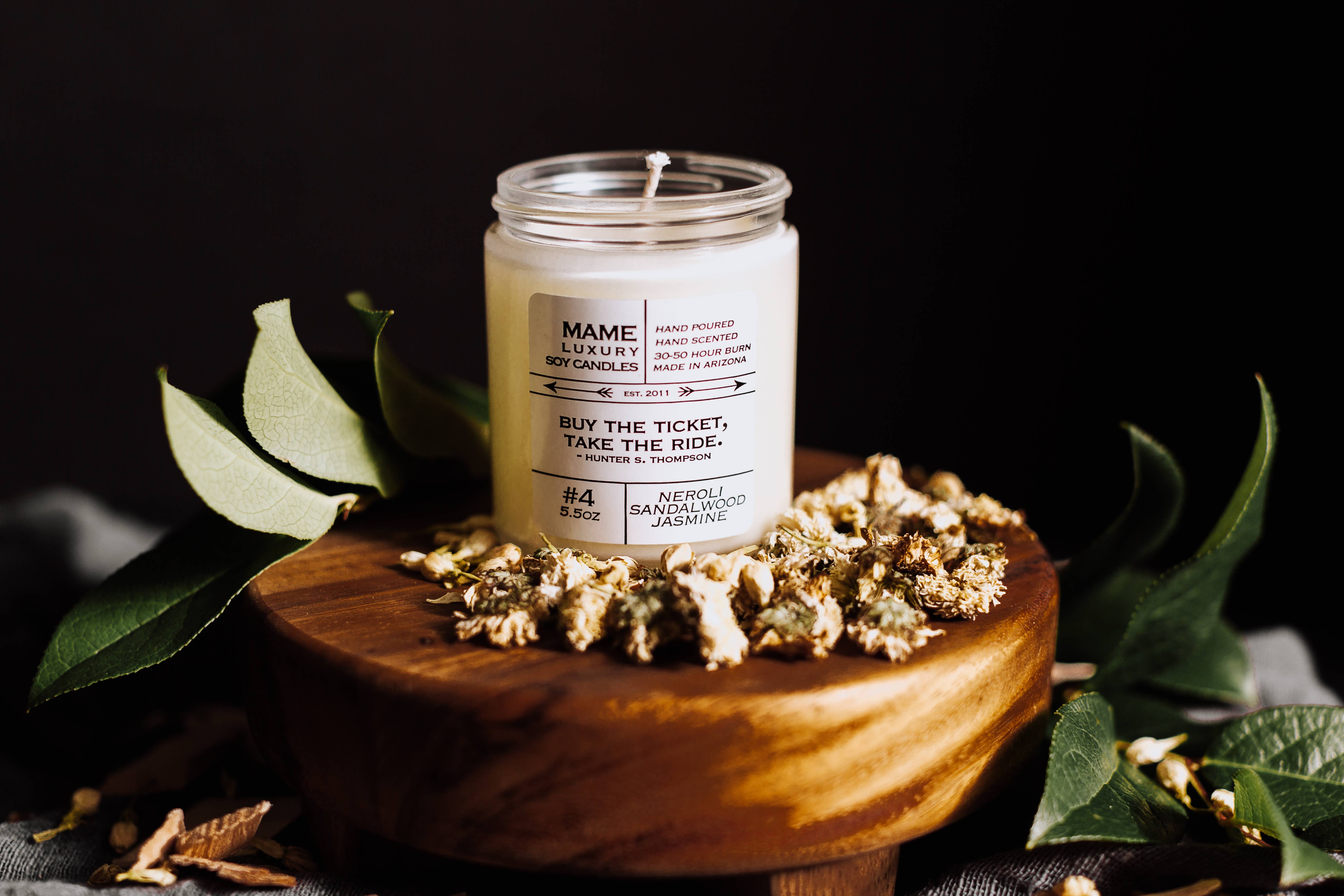 MAME Soy Candles - Venta al por mayor Velas en tarros - #4 - Neroli, Sándalo, Vela de Jazmín2