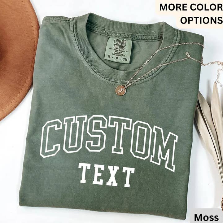 APComfortPrints - Wholesale T-Shirt (Graphic) - Unisex - Custom Text Comfort Colors® T-Shirt