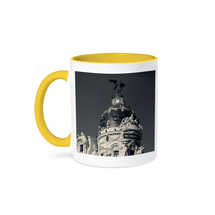 3dRose - Wholesale Coffee Mug - 3dRose, Spain, Madrid, Centro Area, Metropolitan Building - EU27 WBI0200 - Walter Bibikow, Mug