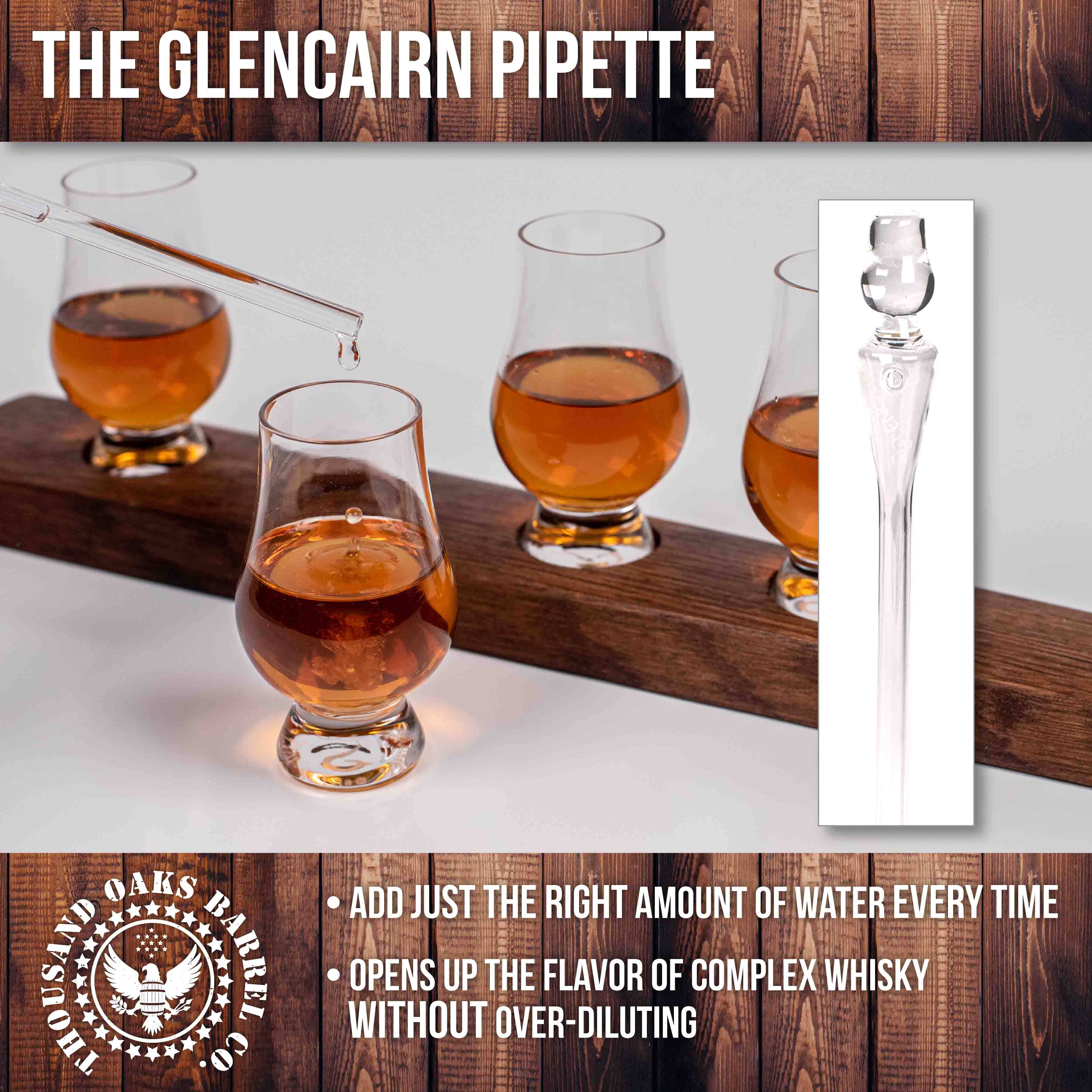 ThousandOaksBarrelCo. - Wholesale Cocktail/Liquor Glass - Glencairn Whisky Stave Flight Set8