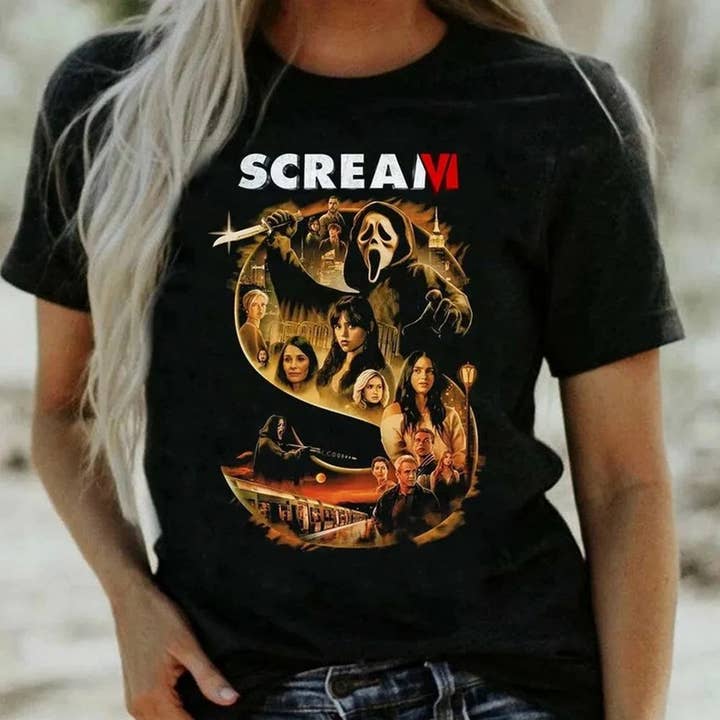 Scream Vintage Halloween Tshirt, Scream Movie T-shirt, Screa for wholesale by Alaridesign