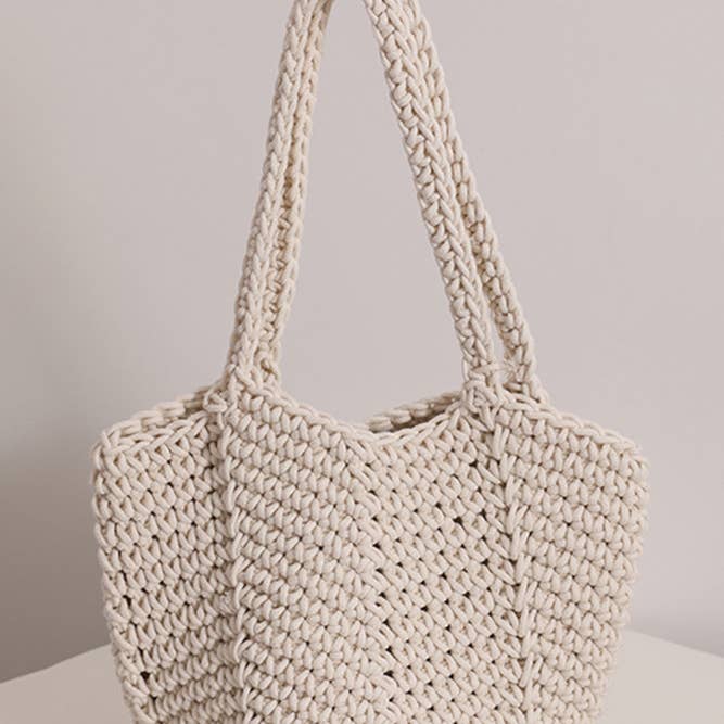 UNISHE - Wholesale Beach Bag - Plain Woven Crochet Beach Bag ZZKF705