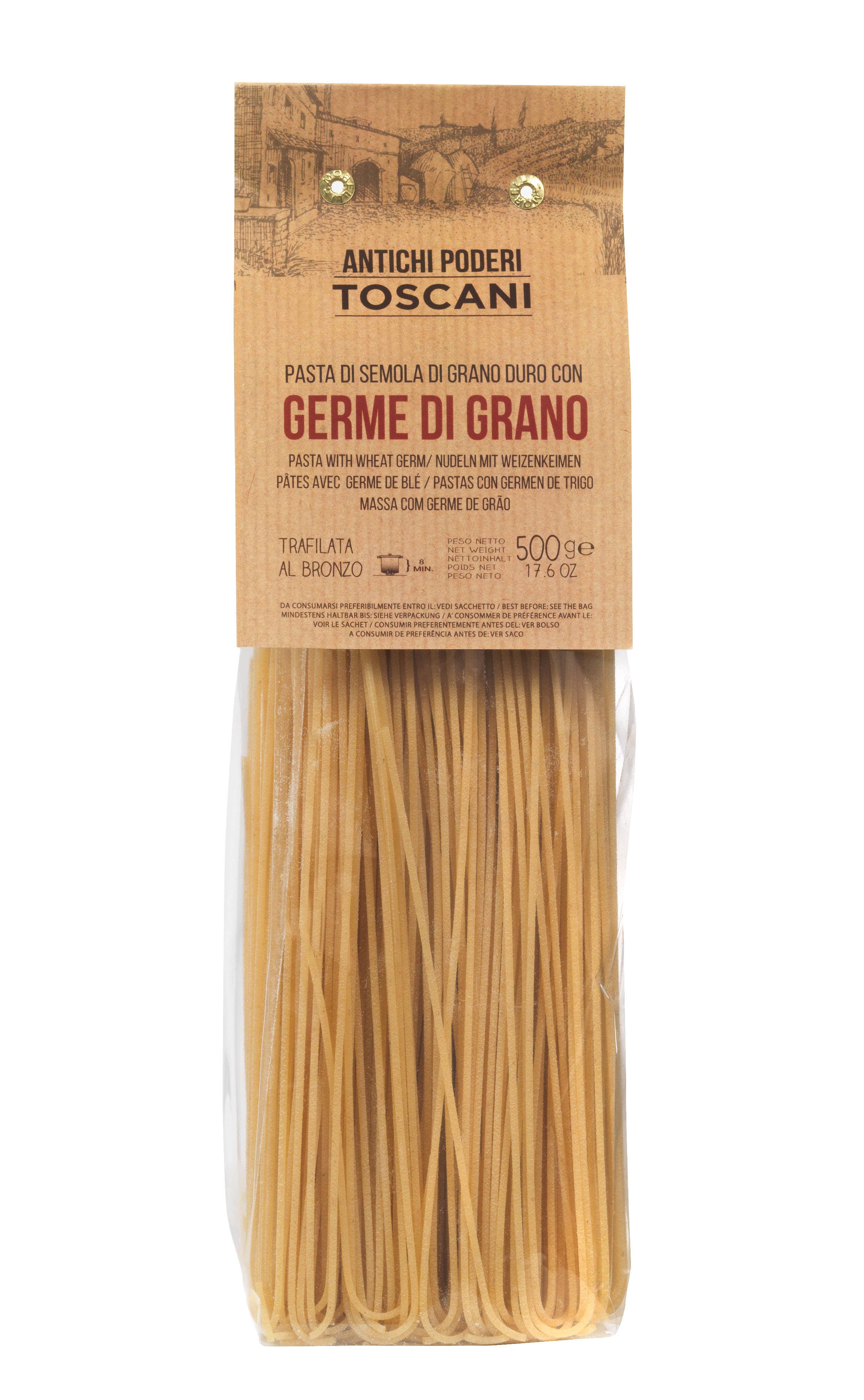 Antico Pastificio Morelli 1860 - Wholesale Pasta - Artisanal Pasta Wheat Germ Spaghetti 500g Tuscan0