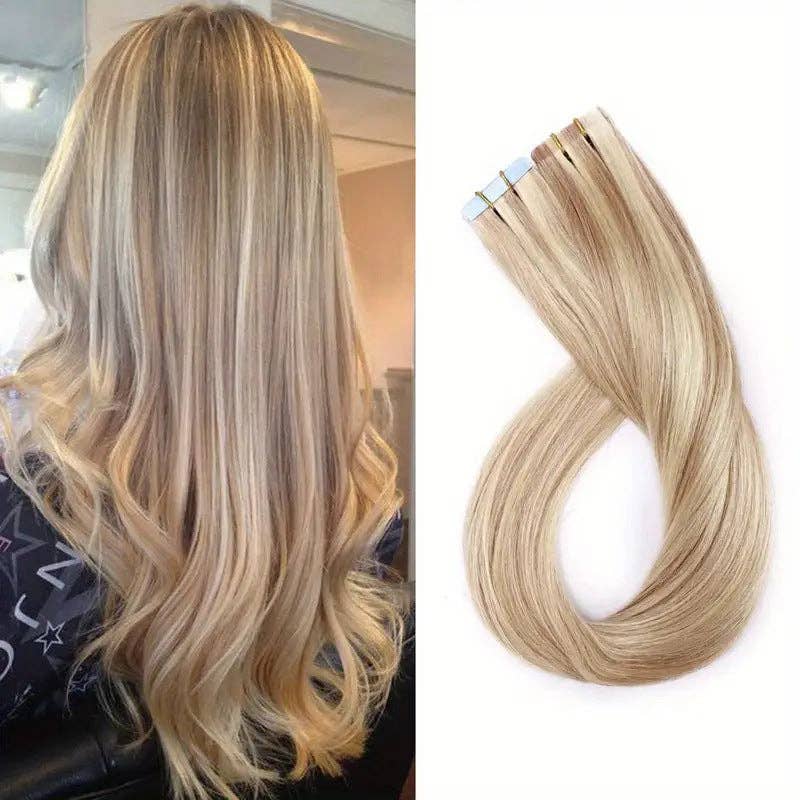 Hair Imports NYC - Wholesale Hair Extensions - Seamless PU Tape-In Hair Extensions - Invisible Real Human Hair1