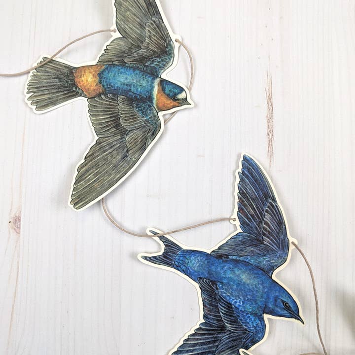 Sarah Draws Things - Wholesale Bunting/Garland - Swallow Illustrated Garland4