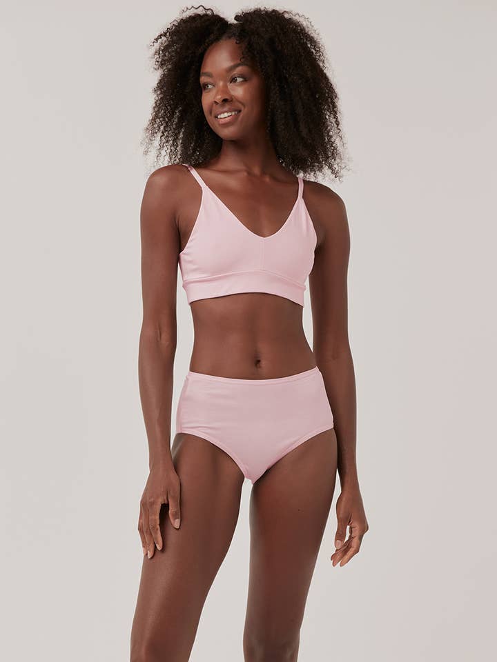 Mauve Women's Everyday High Cut Brief for wholesale on Faire