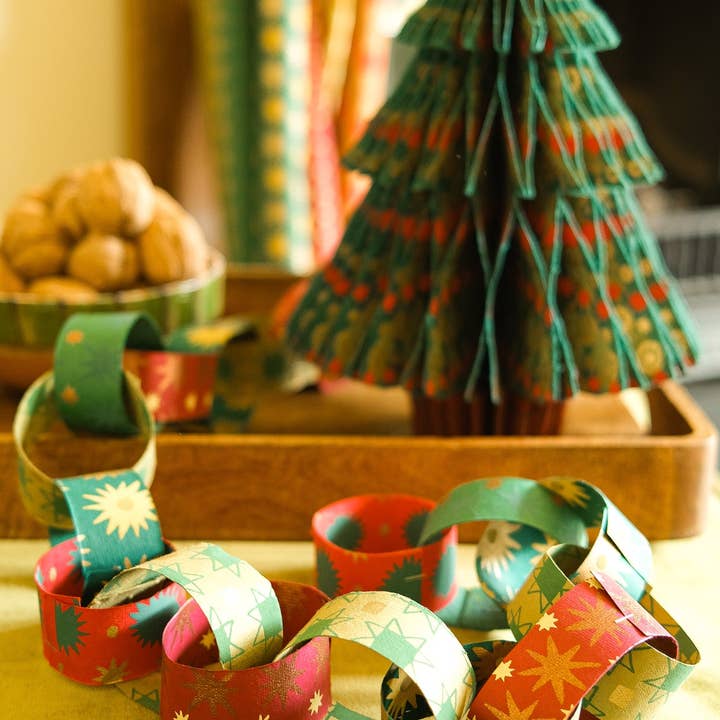 East End Press - Wholesale Christmas Decoration - Fir Tree Honeycomb1