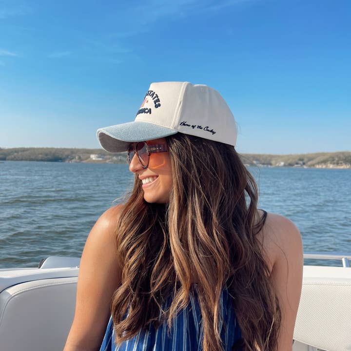 KENZKUSTOMZ - Wholesale Trucker Hat - Women's - United States of America - Denim Blue Vintage Trucker Hat7