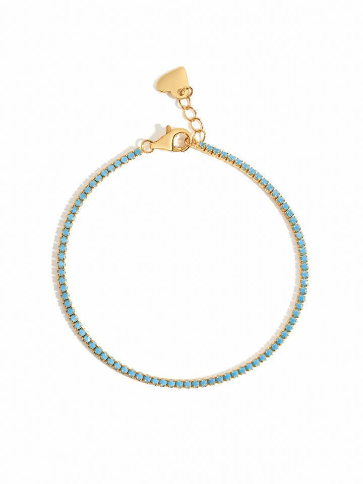 Turquoise Tennis Bracelet for wholesale by Sami Jewels
