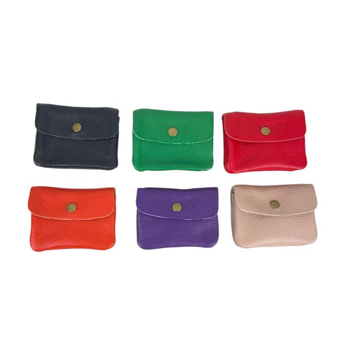 Chenson & Gorett - Wholesale Coin Purse - Women's - Italian leather wallet with 3 compartments. Promo Fav
