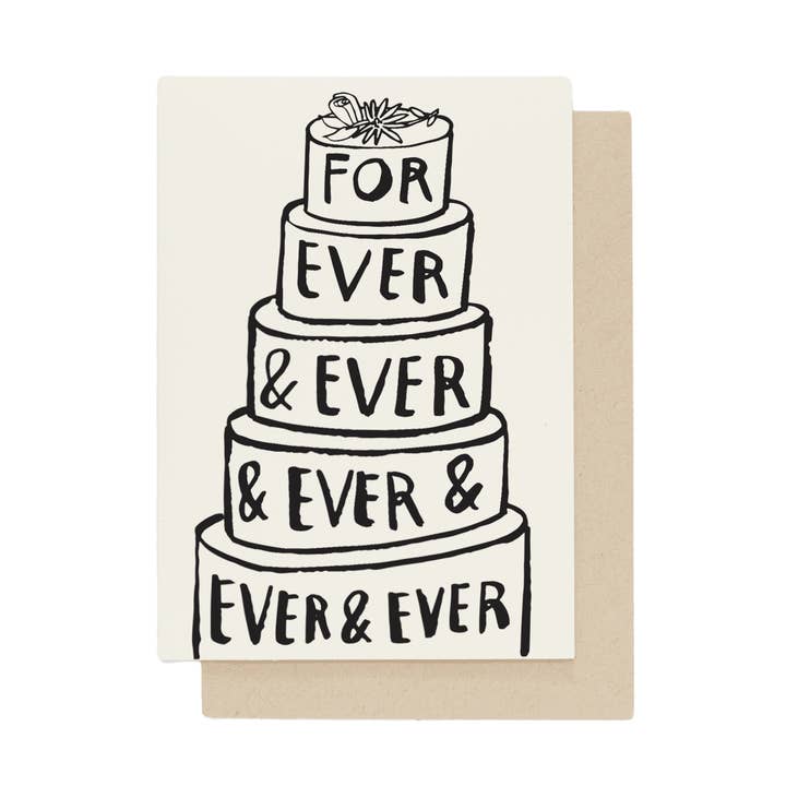 People I've Loved - Wholesale Wedding Card - Forever and Ever Card - Case Pack of 6 Cards0