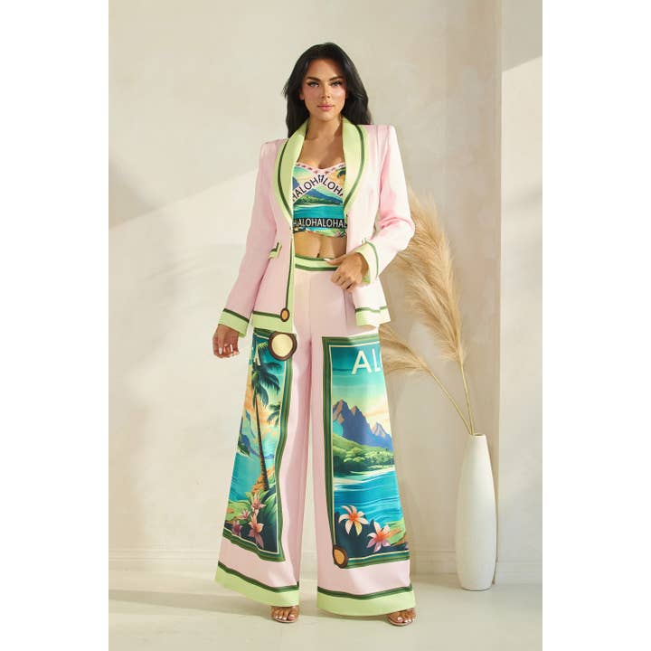 ENSEMBLE COSTUME TROIS PIÈCES ALOHA pour la vente par omgstyles