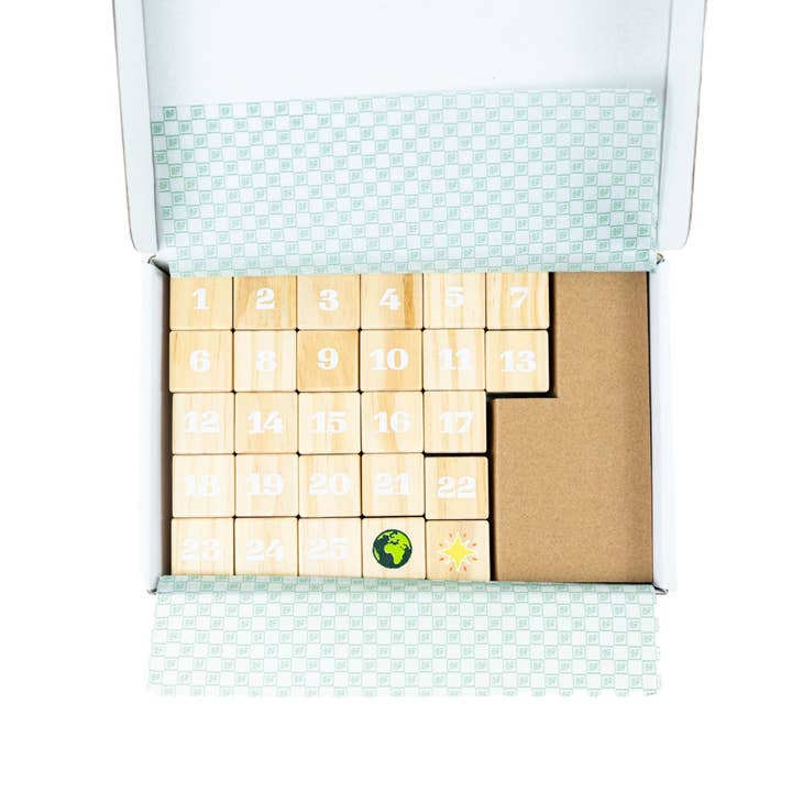 GoodKind - Wholesale Advent Calendar - Advent Blocks - 1 inch set: Church Program4