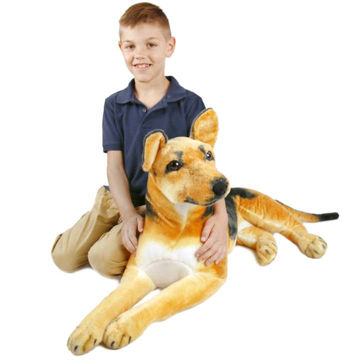 VIAHART Toy Co. - Wholesale Stuffed/Plush Toy - Kids & Baby - Hilde The German Shepherd | 34 Inch Stuffed Animal Plush