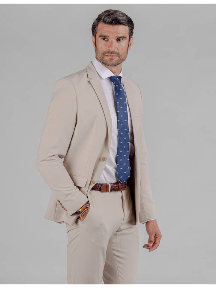 CELOPMAN – Engroshandel Habitjakke – til mænd – BEIGE DRAGTJAKKE1