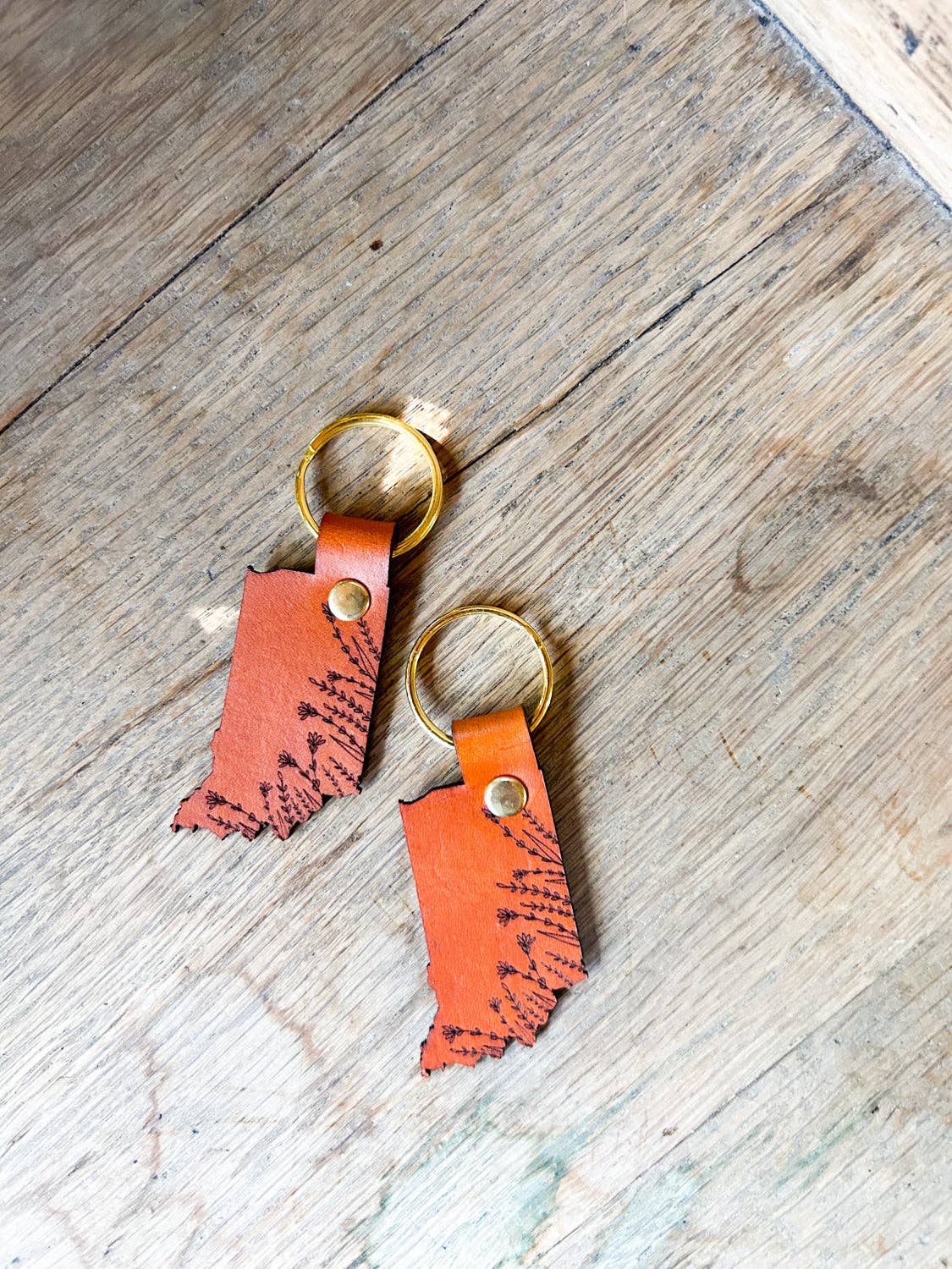 Left Grain - Wholesale Keychain - Women's - Indiana Wildflowers Keychain6