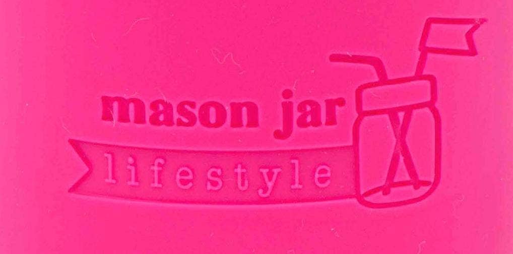 Mason Jar Lifestyle - Vente Housses de boisson - Manchon en silicone pour bocaux Mason à large ouverture de 16 oz23