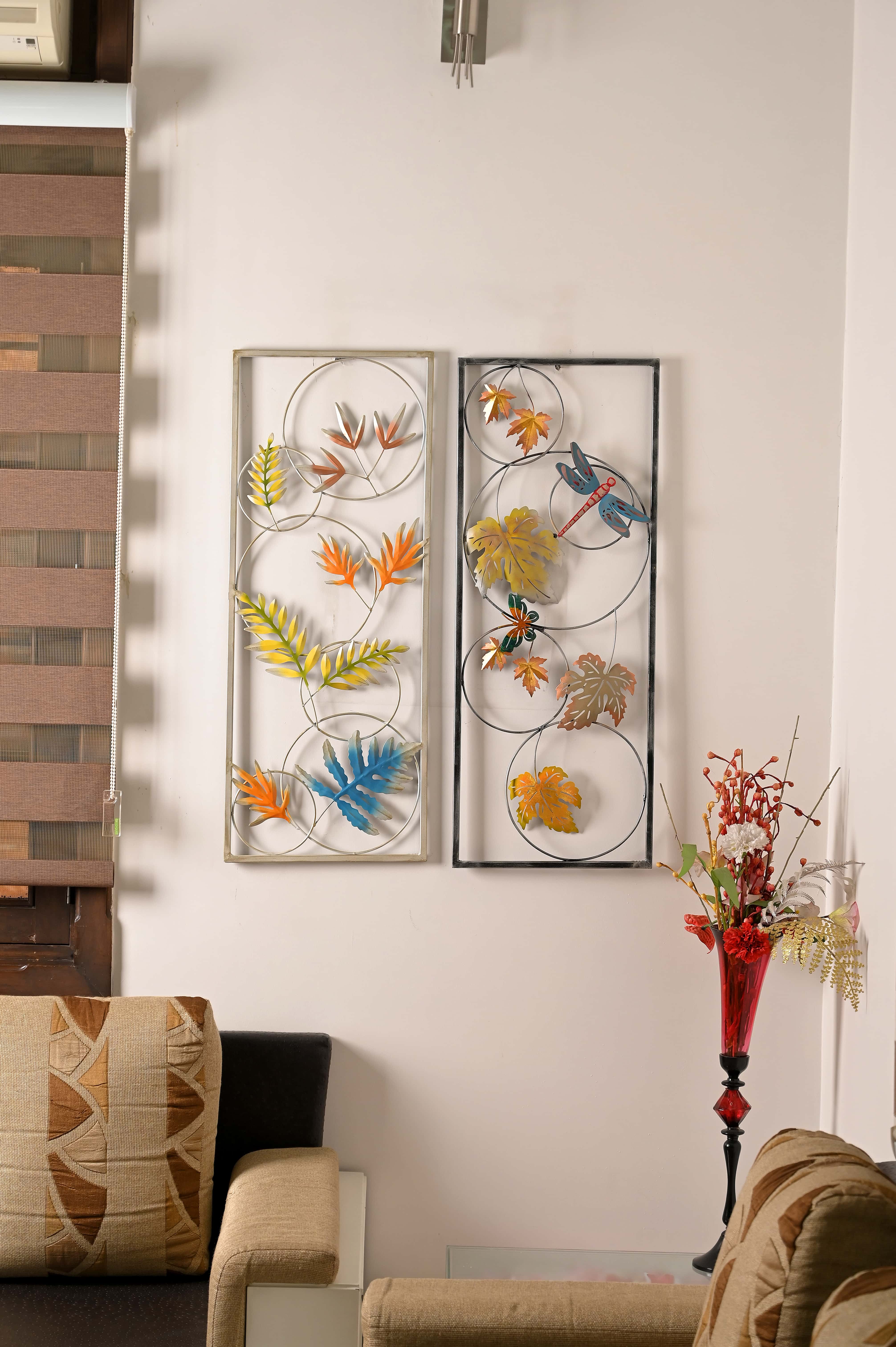 iAnanas – Großhandel Skulptur – Botanical Elegance – Wandkunst-Set mit zwei Rahmen5