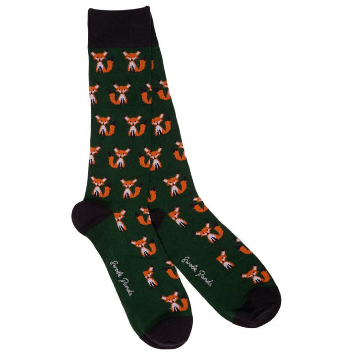 Mr Fox Bamboo Socks (3 pairs) for wholesale by Swole Panda