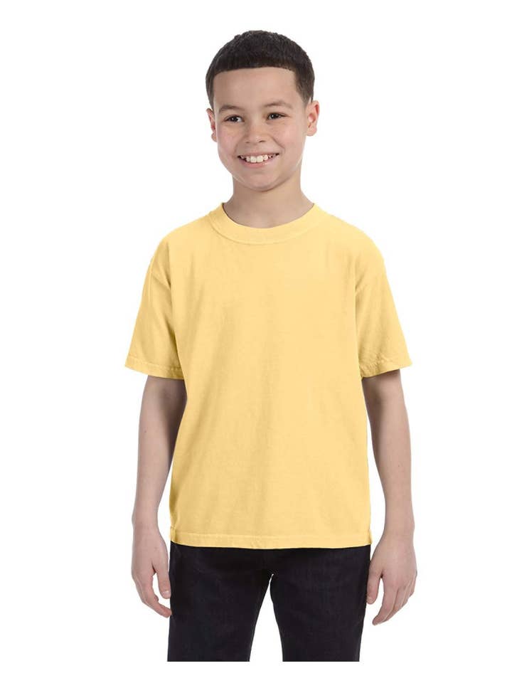 Total Apparel - Wholesale T-Shirt - Kids - Comfort Colors Garment-Dyed Youth Midweight T-Shirt | C90181