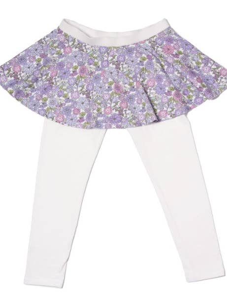 Leap Skeggings - White for wholesale by FUZEDwear