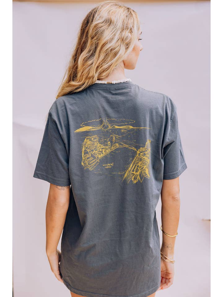 Black Point Company - Wholesale Screen Printed T-Shirt - Unisex - Black Point Hawaii Graphic Surf Tee - Unisex T-Shirt
