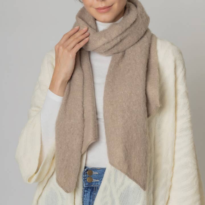 Fashion City - Wholesale Scarf - Women's - Women's Cozy Light Weight Solid Wrap Scarf10